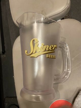 Shiner Bock Beer Pitcher Bar Mancave Garage