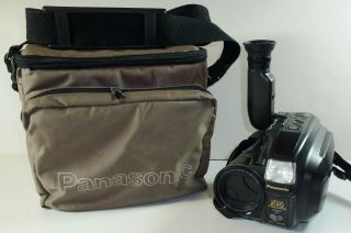 Panasonic Palmcorder Palmsight Pv - L657 Vhs - C Video Camera,  Vintage