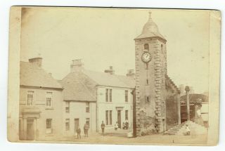 Victorian Cabinet Photo Scotland Clackmannan Clock Tower Unstated Photographer
