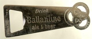 Vintage Bottle Opener,  Ballantine Beer,  Usa