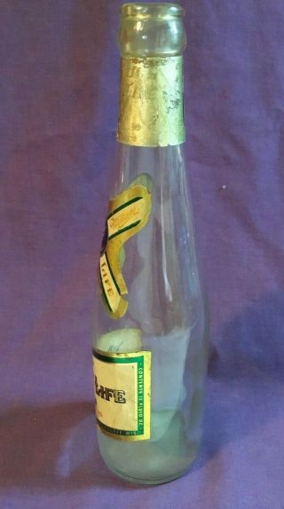 Vintage OLD MILLER HIGH LIFE Beer Bottle 12 oz clear glass beer bottle 3