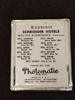 Vintage Photomatic from the 1930 ' s: Schroeder Hotels - Henrietta & Friend 3