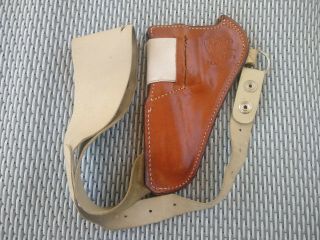 Vintage Safariland 19 Leather Shoulder Holster Smith & Wesson J Frame