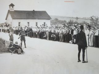 1933 Press Photograph Photo Uniontown PA Coal Miner Worker Strike Picket 3