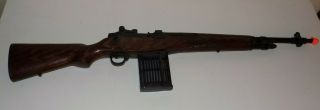 Vintage Marx M - 14 Battery Operated Toy Rifle Gun Us Army