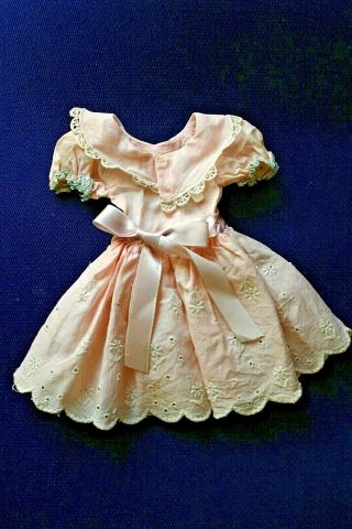 Vintage Madame Alexander Doll Clothing Tagged Dress POLLY PIGTAILS Shoes Socks 3