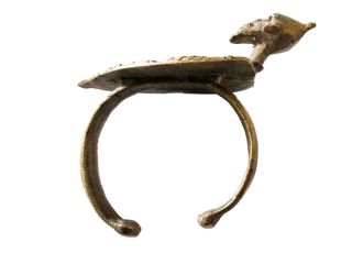 African Dogon bronze Bracelet w/ a figure Mali Gold Weight 2