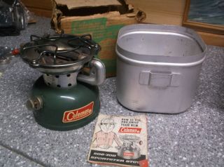 Vintage Coleman Cook Kit 502 6 Model 502 1965