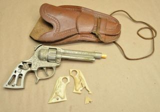 Vtg 1930s Hubley Cast Iron Texan W/ Colt Logo Toy Cap Gun Repair