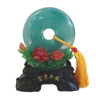 9.  5\ " Chinese Display Plate With Peony Flower And Stand