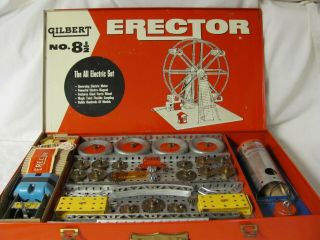 100 Complete/1957 A.  C.  Gilbert Erector 8 1/2/ Ferris Wheel/buy It Now/look@price