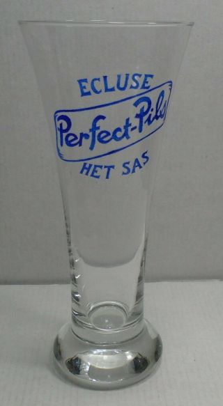 Lovely Ecluse Perfect - Pils Het Sas Pilsner Beer Glass 7.  5 " Tall
