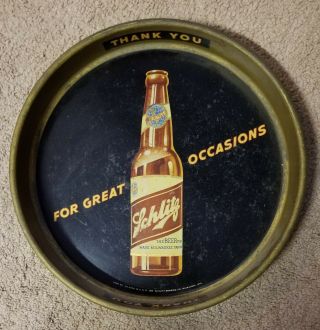 Schlitz 13 " Beer Serving Tray For Great Occasions