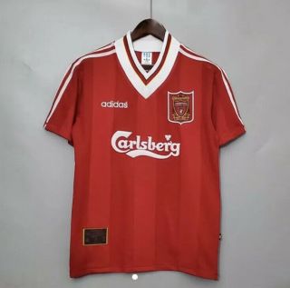 Liverpool Retro 90s Home Shirt Vintage Medium (96/97 Home Shirt)