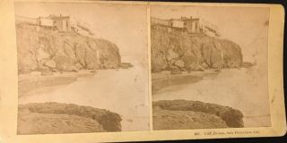 Early California Stereoview Cliff House San Francisco