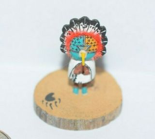 Hopi Indian Kachina Doll Carving Homaunum Debra Drye Native American Miniature 3