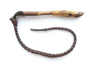 Fabulous Vintage Deer Slot Beagling Whip Riding Crop Fox Hunting Kennel Hounds
