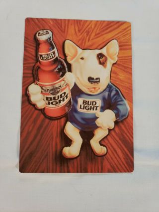 Bud Light - Spuds Mackenzie - The Party Animal 5 X 7 Inch Metal Sign