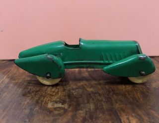 Wyandotte Boatail Racer Toy/art Deco Vintage/pressed Steel
