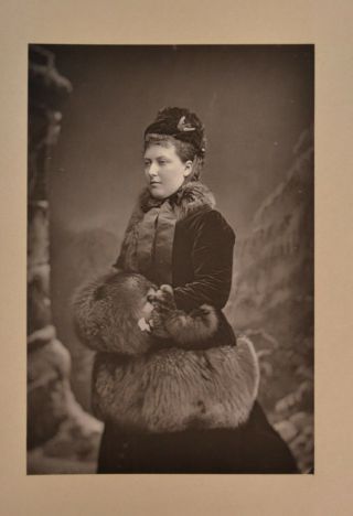 Fine 1890 Cabinet Card Portrait Photo Princess Helena Of Uk Christian W&d Downey