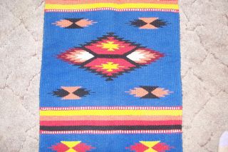 Vintage Navajo Rug Blanket Native Southwestern