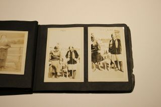 Vintage Family Photograph Album Book 1920 
