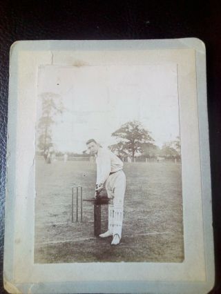 Vintage Cricket Photo William Gray Essex County Cricket Club 1894