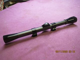 Vintage Weaver Marksman Wide Angle 4x.  22 Rifle Scope