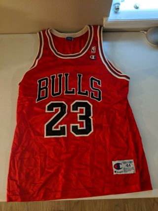 Vintage Champion Chicago Bulls Michael Jordan Jersey 23 Size 44