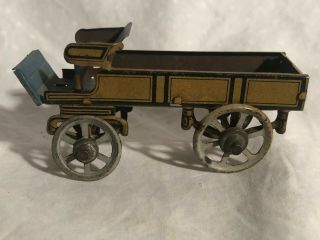Tin Penny Toy Farm Wagon Made In Germany Meier