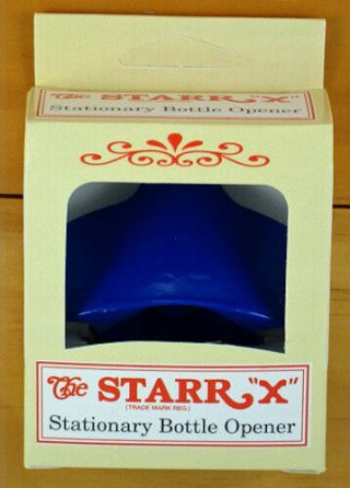 Blue PLAIN Powder Coated Starr X Wall Mount Bottle Opener, 2
