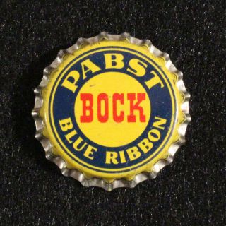 Pabst Blue Ribbon Bock Cork Lined Beer Bottle Cap Milwaukee,  Wisconsin Pbr Wisc.