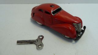 Vintage Schuco 3000 Clockwork Wind Up Tin Toy Car German Made