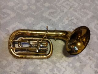 Vintage Elkhart The Martin Euphonium Indiana Brass
