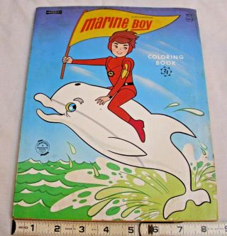Marine Boy Anime Cartoon Tv Show Coloring Book Saalfield