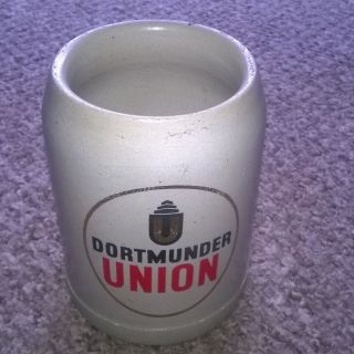 Vintage West Germany Dortmunder Union Bier Stein 0.  5l For Home Bar,  Man Cave