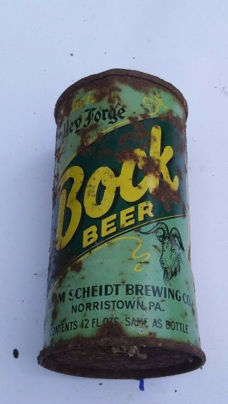 Valley Forge Bock Beer Beer Can Flat Top (10)