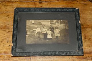 Early 1900 ' s Framed 9 1/2 x 12 1/4 Photo of Family in Old Florida - Estate Find 5