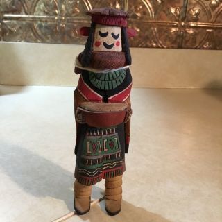 Vintage Hopi Hahai - I The Katsina Grandmother Wall Hanger Kachina Doll