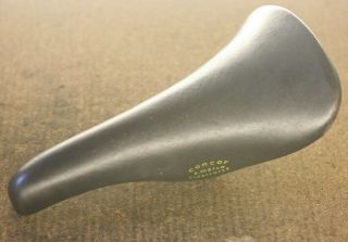 Vintage Italian Selle San Marco Concor Supercorsa Leather Cycling Saddle