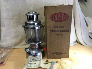 Vintage Unimet 500 Cp Spit Fire Pressure Lantern Like Coleman Hong Kong