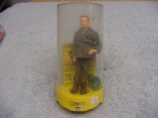 Vintage 1960s Topper Toys The Tigers 7 " Action Figure Sarge In Case
