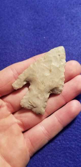 Authentic Arkansas Calf Creek Point Arrowhead Artifact