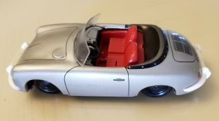 Rare Porsche 356 Tin Model By Tippco Friction Toy Police Car New/unused Vintage