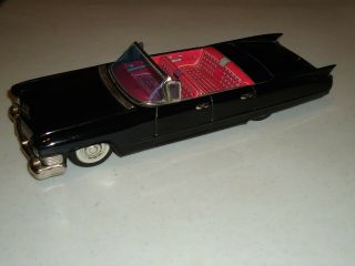 Bandai 11 " Cadillac 4 Door Convertible Black Japanese Tin