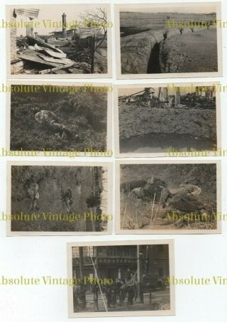 Old Chinese Photos Hongkew Kiangwan & Soochow Battle Of Shanghai China 1937 ?