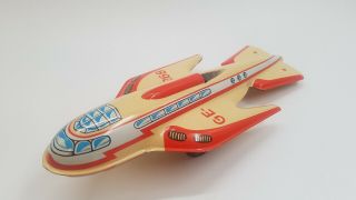 Tin Toy Technofix Friction Spaceship Ge - 268 In