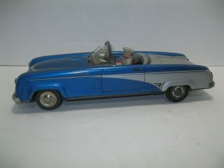 Vintage Thunderbird Tin Friction Toy Car Philip Niedermeier West Germany 1950 