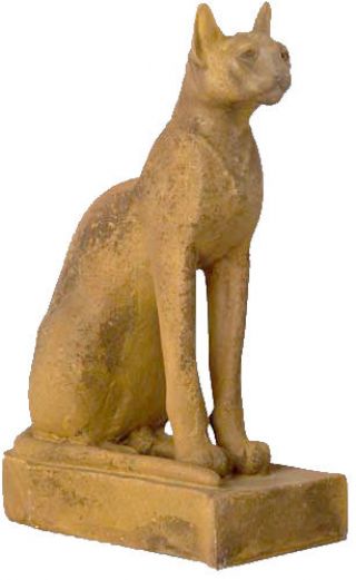 Bastet Egyptian Cat Goddess Statue Sculpture 16 "