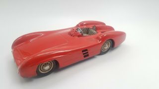 Tin Toy Wind Up Jnf Red Friction Mercedes